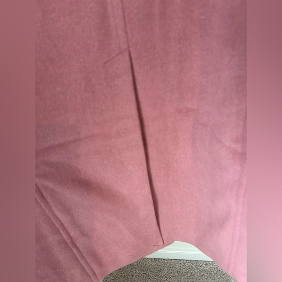 Avec Les Filles Blush Pink Double-Breasted Trench Coat - Picture 6 of 6